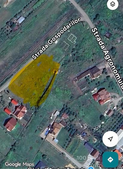 Teren de 2300 mp, în Unirea