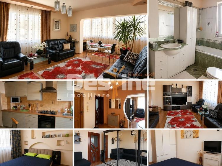 Apartament cu 3 camere decomandat, mobilat în Tipografilor