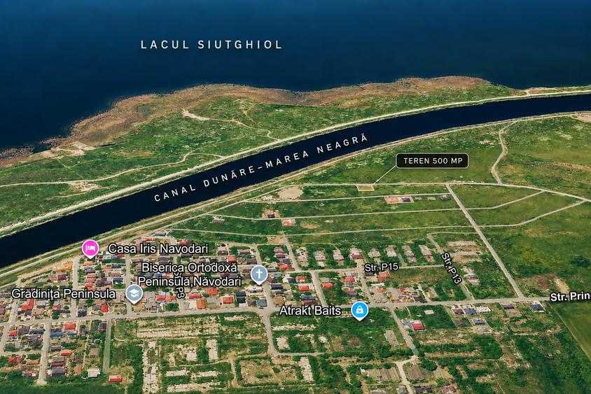 Teren Construcții intravilan de 500 mp, în Lumina