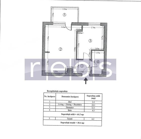 Apartament cu 2 camere decomandat, mobilat în Străulești