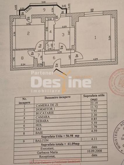 Apartament cu 2 camere decomandat în Iancului