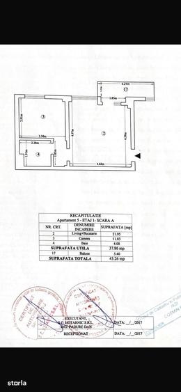 Apartament cu 2 camere în Zona industrială