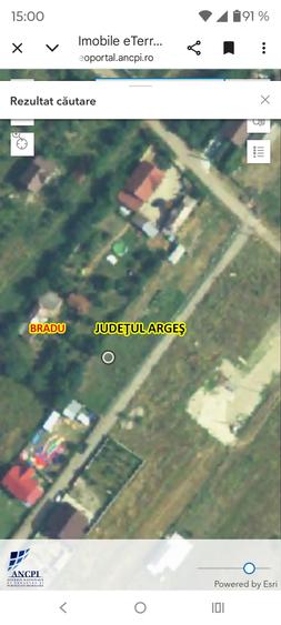 Teren de 1000 mp, în Bradu
