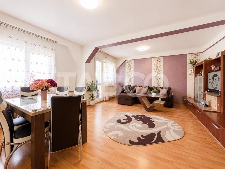 Apartament cu 3 camere decomandat, mobilat în Mihai Viteazul