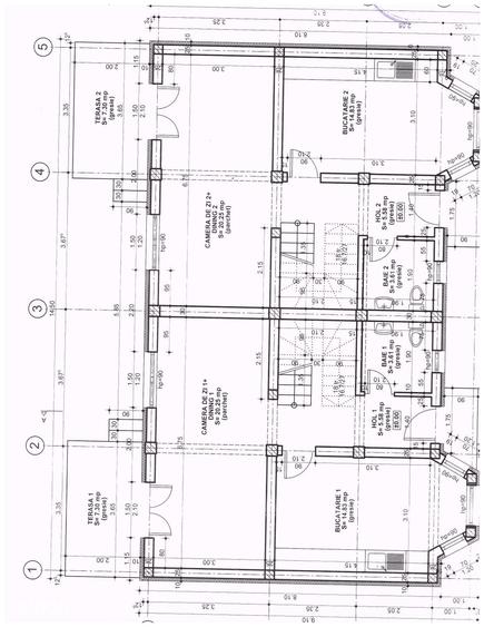 Casă cu 4 camere cu Teren 186 Mp în Central