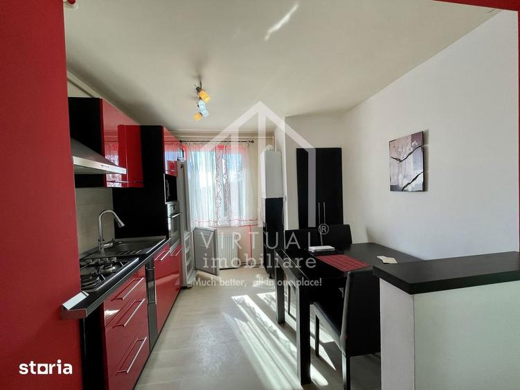 Apartament cu 3 camere, mobilat în Central