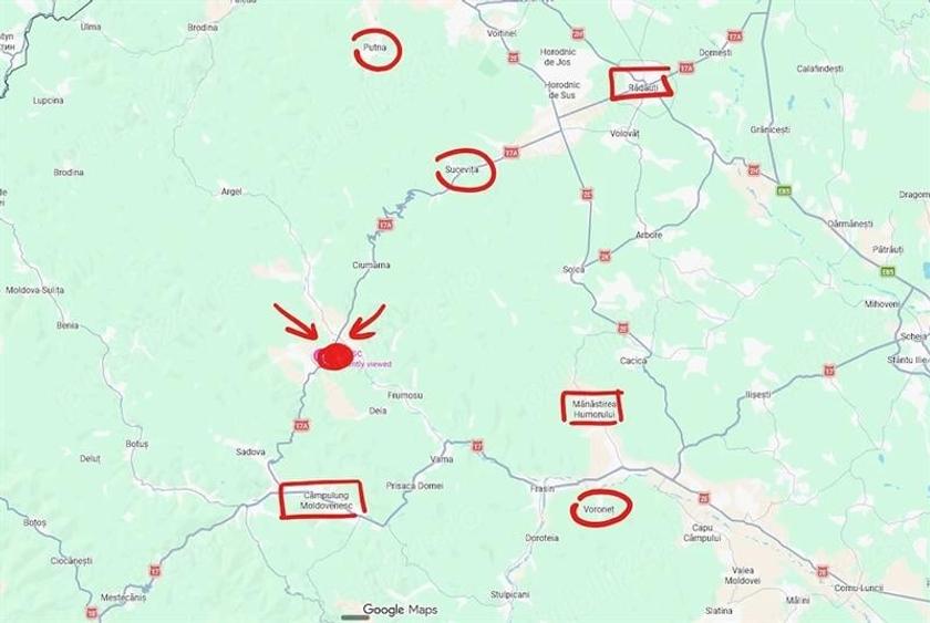 Teren Construcții intravilan de 2000 mp, în Vatra Moldoviței