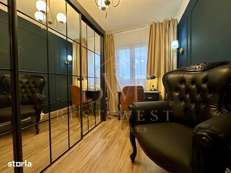 Apartament cu 3 camere semidecomandat în Cetății