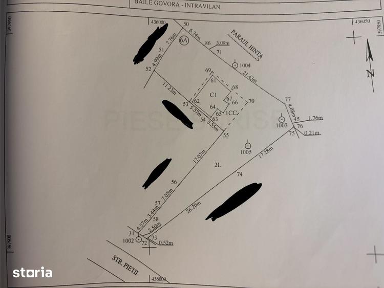 Casă cu 2 camere cu Teren 650 Mp în Central