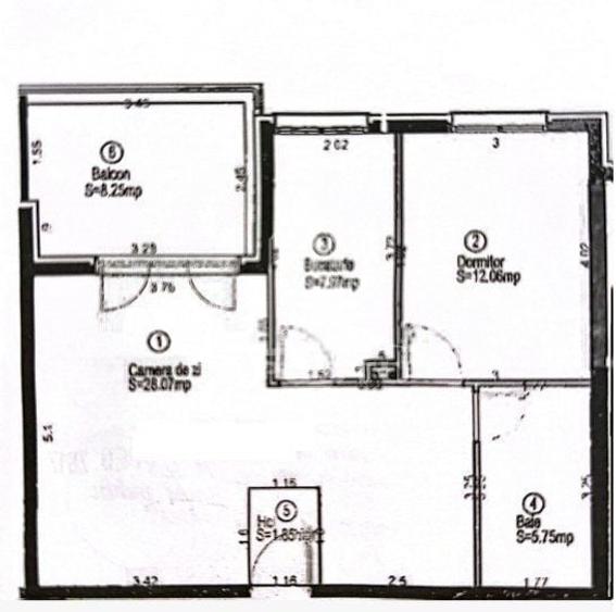 Apartament cu 2 camere decomandat, mobilat în Lipovei