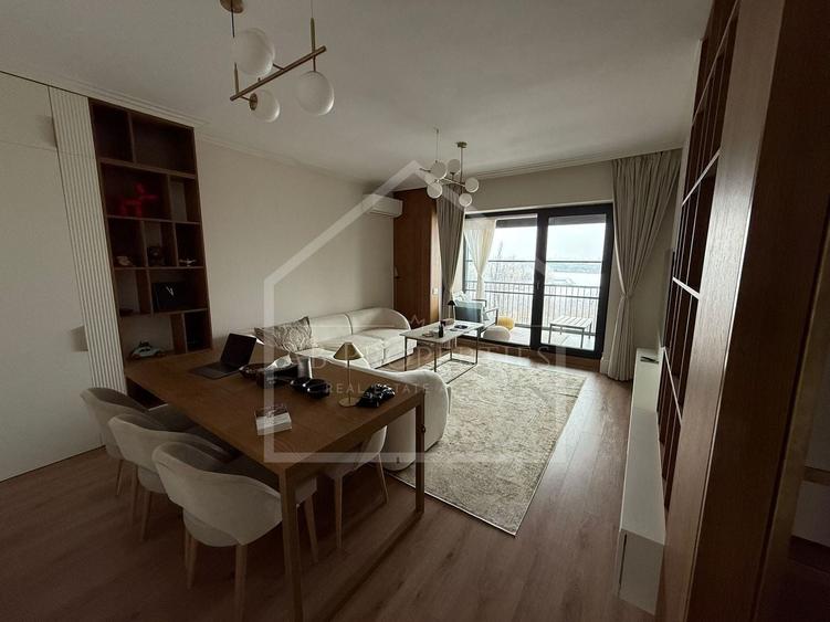 Apartament cu 3 camere semidecomandat, mobilat în Sisești