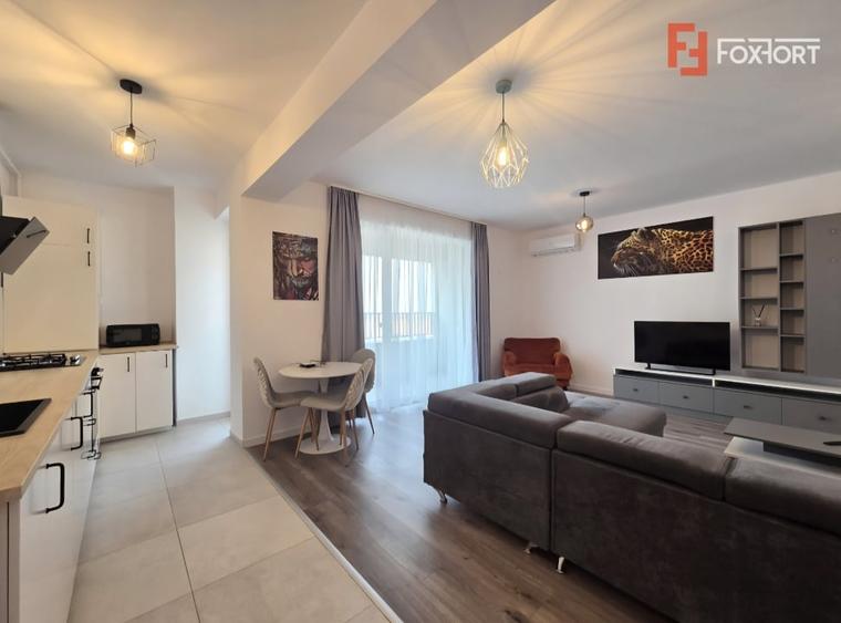 Apartament cu 2 camere semidecomandat, mobilat în Circumvalațiunii