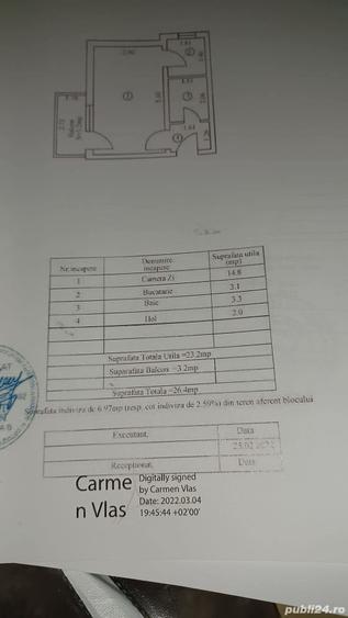 Garsonieră nedecomandată în Barieră