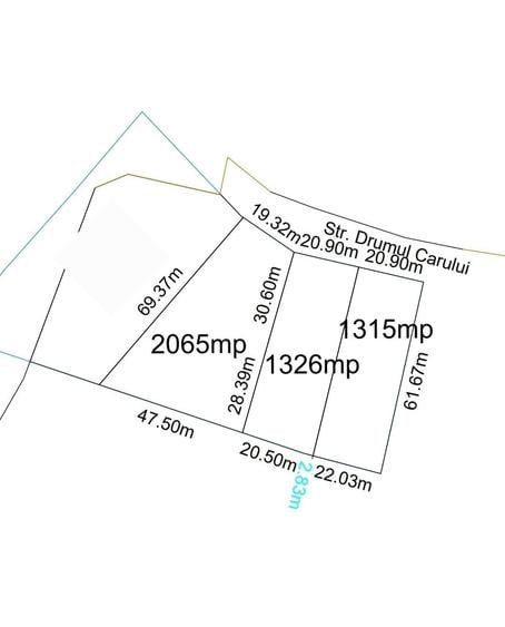 Teren de 4706 mp, în Exterior Vest