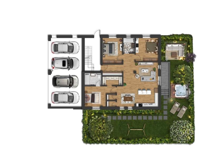 Apartament cu 4 camere în Unirii