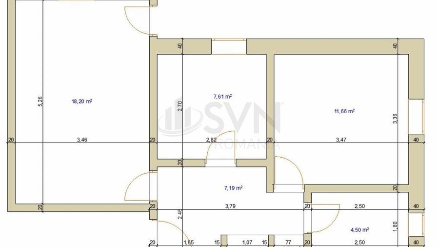 Apartament cu 2 camere decomandat, mobilat în Aviației