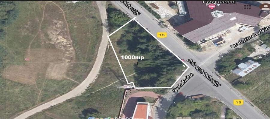 Teren Construcții intravilan de 1000 mp, în Central