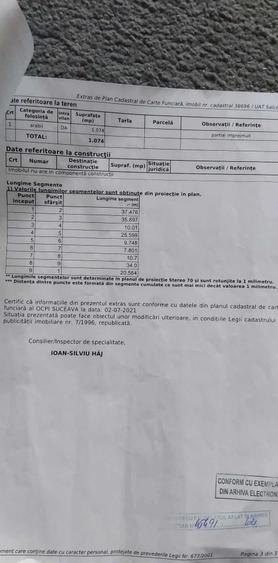 Teren de 1074 mp, în Exterior Vest