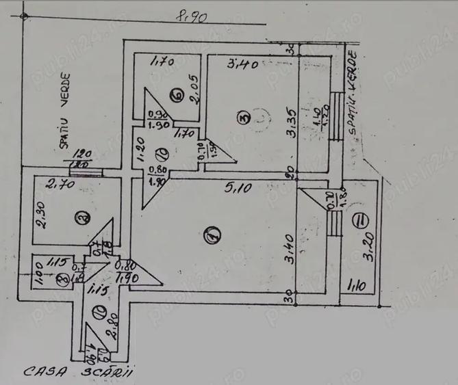 2 ?i 3 camere 10 10 semi-decomandate One?ti jude?ul Bacau - 1