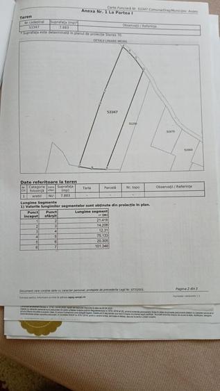 Teren de 7800 mp, în Luncșoara