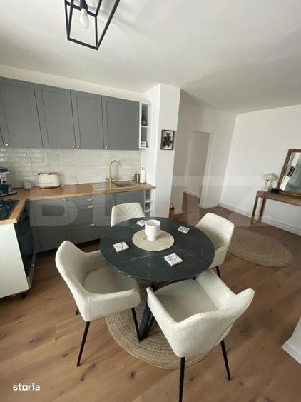Apartament cu 3 camere decomandat, mobilat în Rovine