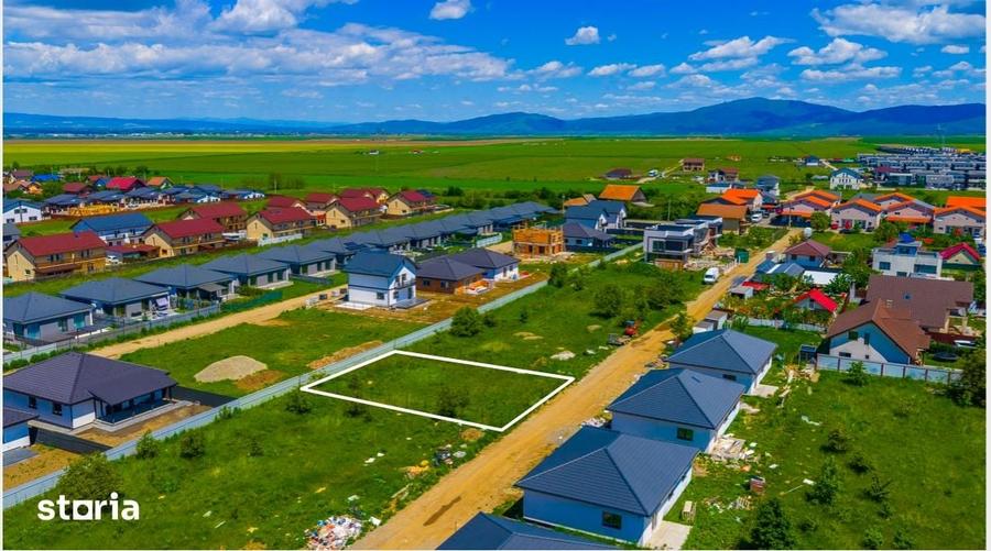 Teren de 550 mp, în Tărlungeni