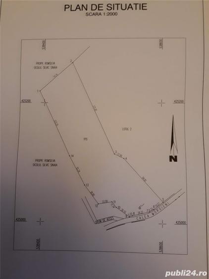 Teren de 19500 mp, în Vest