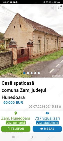 Casă cu 6 camere în Zam