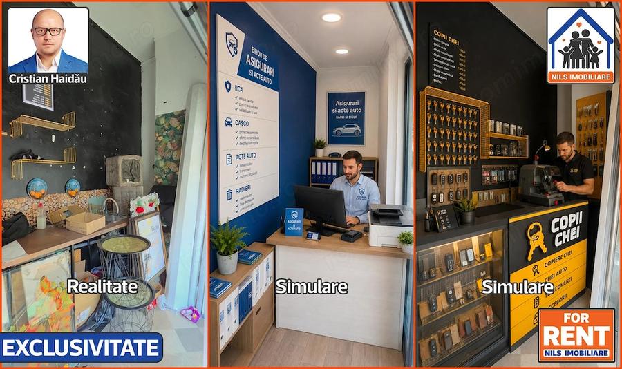 Spațiu comercial, de 5 mp, în Ștefan cel Mare