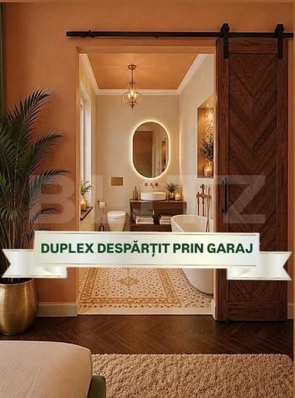 Duplex despar?it prin garaj + camera tehnica, La Intrare in Mo?ni?a Noua - 1