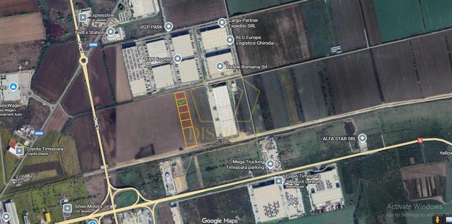 Teren Construcții intravilan de 1054 mp, în Ghiroda