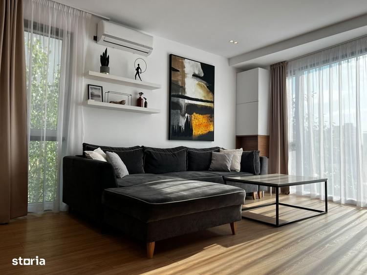 Apartament cu 2 camere, mobilat în Brâncoveanu