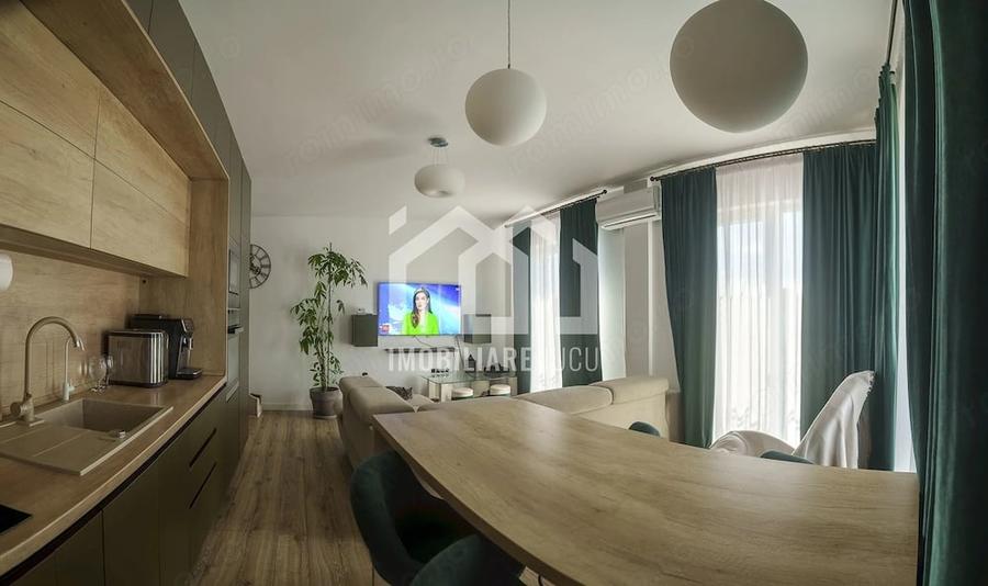 Apartament cu 2 camere semidecomandat în Jucu