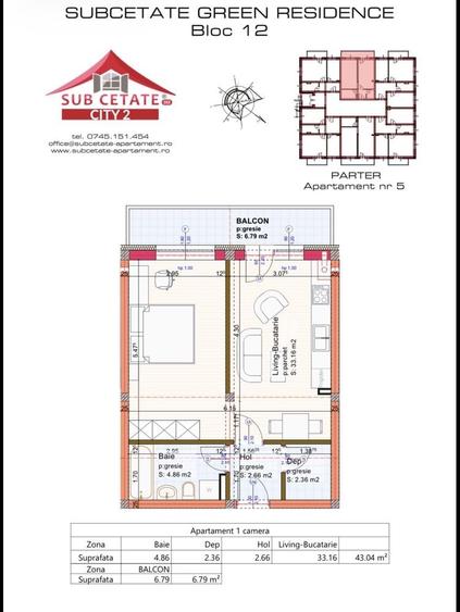 Apartament 2 camere | dressing | parcare - 1