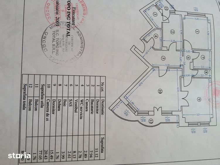 Apartament cu 3 camere, mobilat în Libertății