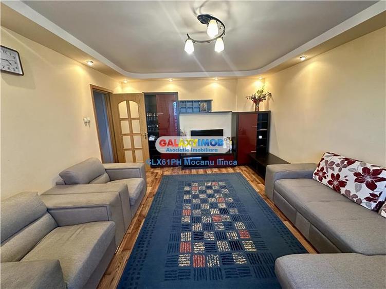 Apartament cu 3 camere decomandat, mobilat în Cantacuzino