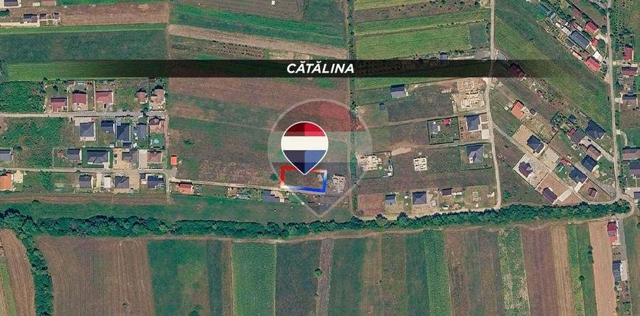 Teren Construcții intravilan de 967 mp, în Cătălina