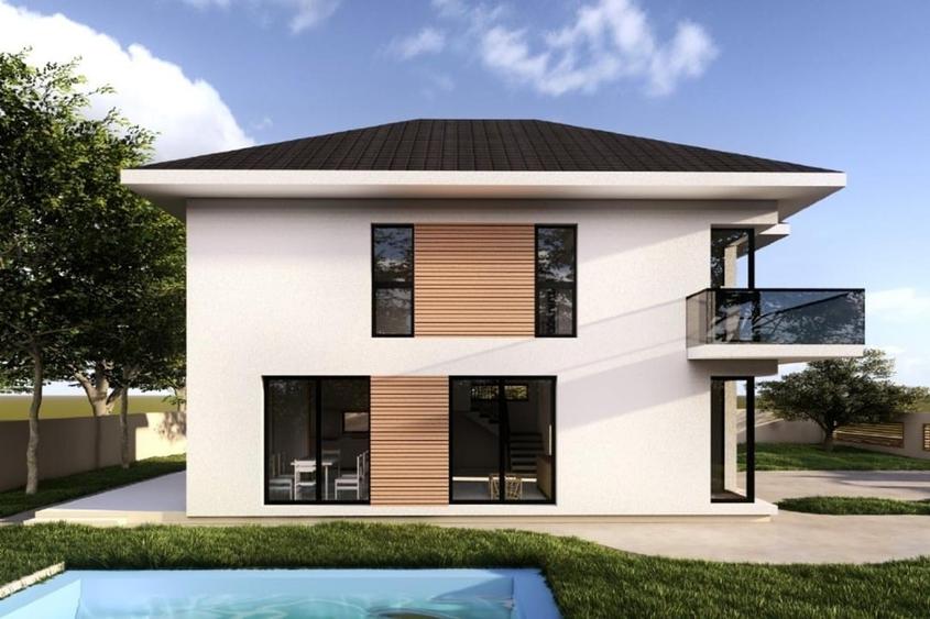 Casă individuală cu 5 camere cu Teren 300 Mp în Central