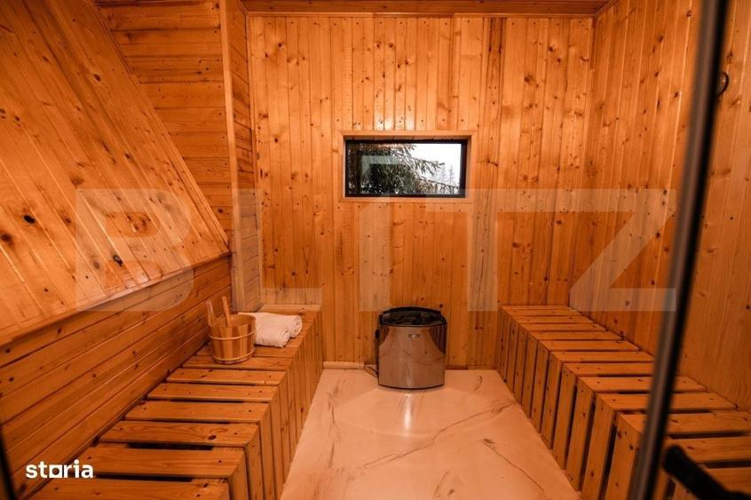 Cabana A-Frame, 195 mp utili, 600 mp teren, Sauna & Ciubar, Belis, SCH - 5