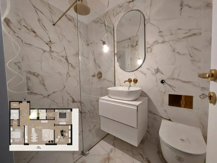 Apartament cu 4 camere semidecomandat în Unirii
