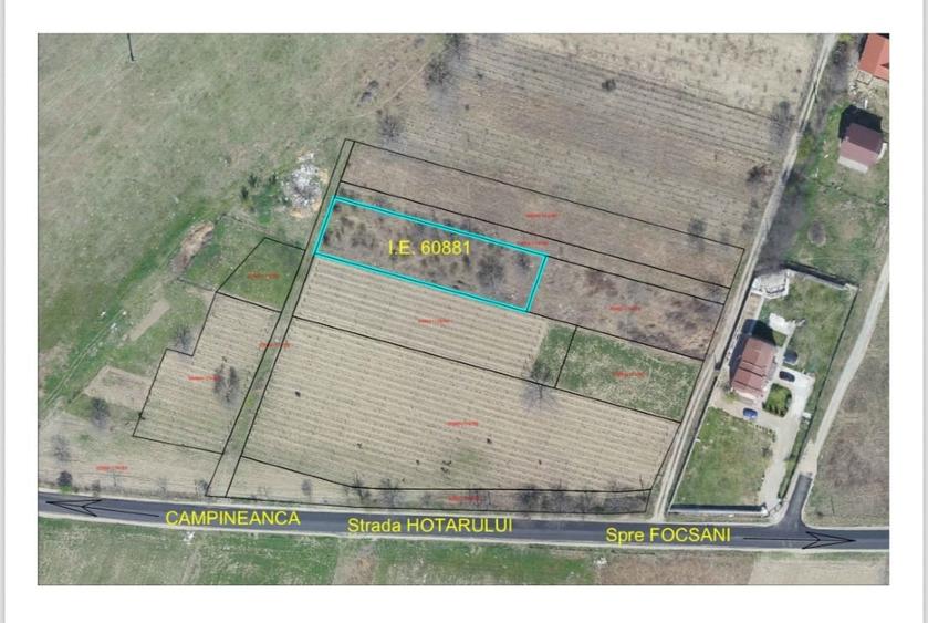 Teren Construcții intravilan de 1200 mp, în Câmpineanca