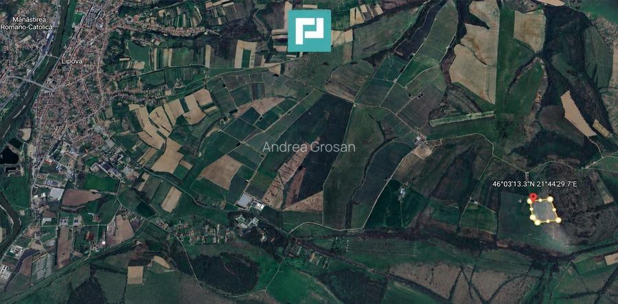 Teren Extravilan 4,5 hectare in Lipova
