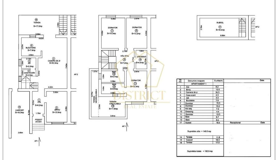 Duplex cu 5 camere cu Canalizare în Dumbrăvița