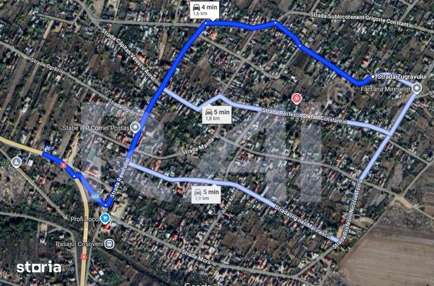 Teren de 2294 mp, în Coșoveni