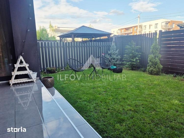 Apartament cu 2 camere, mobilat în Tunari