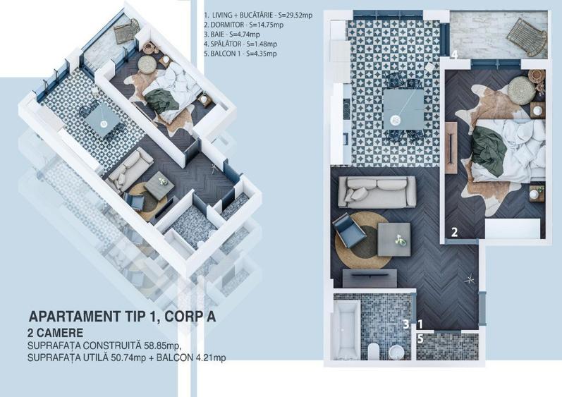 Direct Dezvoltator apartamente premium,la cheie ,de la 65.000 eur - 8