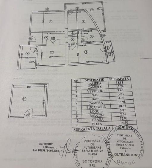 Apartament cu 3 camere decomandat, mobilat în Cotroceni