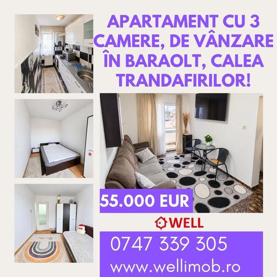 Apartament cu 3 camere în Central