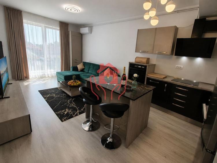 SISESTI-2 camere mobilate, 2 bai, terasa cu vedere lac, bloc boutique, parcare! - 4