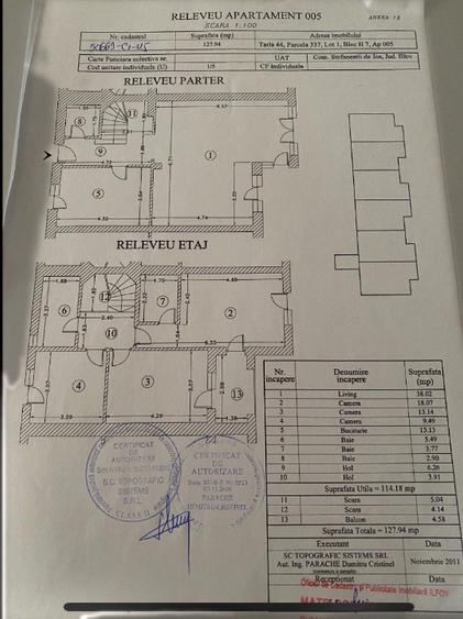 Duplex cu 4 camere cu Teren 69 Mp în Ștefăneștii de Jos